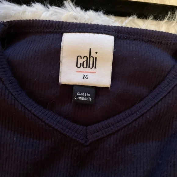 CAbi Black Sleeveless Ribbed Tank Top - Picture 4 of 6